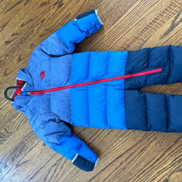 The North Face 550 Down 18-24M Snowsuit - Like New - Picture 1 of 3